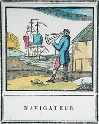 Le Navigateur, planche 528 de Les Petits Métiers